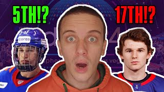 Reacting To NHLcoms 2024 NHL Mock Draft [upl. by Gewirtz807]