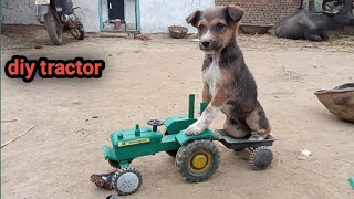 mini tractor dog Ko le Gaya hospital diy tractor tractor wala cartoon [upl. by Oinigih]