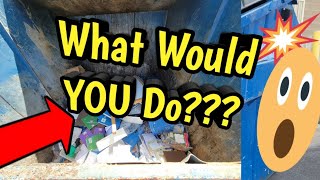 DUMPSTER DIVING DISASTER Massive Dumpster Haul That We Cant Get To [upl. by Golub213]