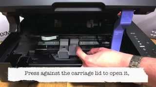 Canon MP230  Changing the cartridges [upl. by Llekcir]