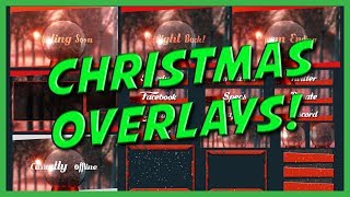 Christmas Animated Overlays  Customize your Twitch Channel [upl. by Artemisia]