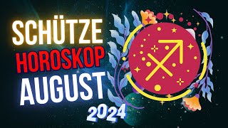 Schütze Horoskop für August 2024 Zeit der großen Chance [upl. by Amadus]