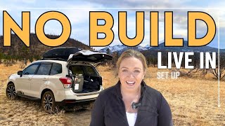 No Build Car Camping Tour  SUV Conversion [upl. by Nuahsyar]