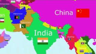 The Countries of the World Song  Asia [upl. by Yeldar]