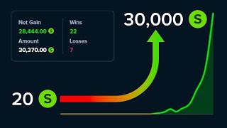 20 TO 30000 STAKE DICE STRATEGY [upl. by Lesslie]