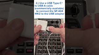 Roland SP 404 MK2 Tutorial Connect iOS device w Lightning connector [upl. by Lavoie]