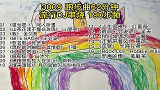 3009 190步频 62分钟 跑步专用曲 [upl. by Ericha]