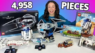 I Built Star Wars LEGO For 40 Hours [upl. by Ensoll]