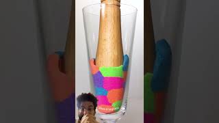 Sand is satisfying satisfying kineticsand relaxing asmr experiment magnifying rainbow funny [upl. by Penthea]