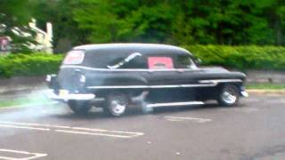 Pontiac Hearse smoking and view of show [upl. by Carberry]