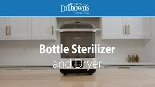 Dr Browns® Bottle Sterilizer and Dryer Steam sterilize and dry baby bottles pacifiers and more [upl. by Toma925]