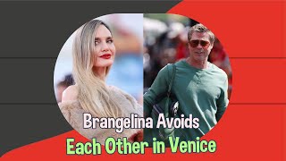 Brangelinas Close Call How Brad Pitt amp Angelina Jolie Avoided Each Other at the Venice Film [upl. by Claman]