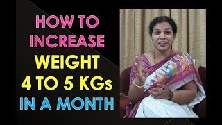 6 Food Habits To Gain Weight 4  5 KGs in a Month [upl. by Han157]