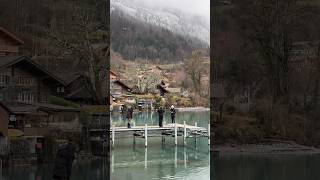 Iseltwald Switzerland📍🇨🇭 iseltwald switzerland swiss winter travelvlog views shorts [upl. by Rocky]