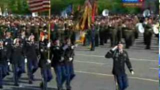 US Military Marches At Red Square  Victory Day Parade in Moscow 3 [upl. by Petersen428]