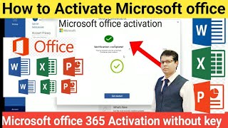 How to Activate Microsoft office 36520212019 Without Product key  Microsoft Office Activation [upl. by Haberman906]