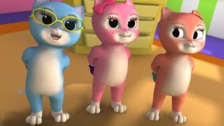 Three Little Kittens  Kids Song  Nursery Rhymes  Songs For Preschoolers by Luke amp Lily [upl. by Reerg276]