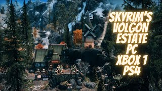 Volgon Estate A Skyrim Player Home for PC Xbox and Playstation [upl. by Rhoda251]