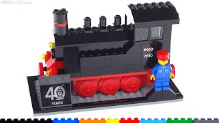 LEGO 40th Anniversary Steam Engine review 40370 [upl. by Nna]