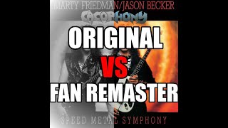 Comparison Cacophony Speed Metal Symphony  Original vs Fan Remaster [upl. by Haelem]