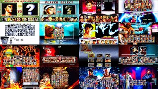 TEKKEN 1  8 1994  2024 Evolution Of The Character Selection Screen  Announcers Voice  4K [upl. by Troth]