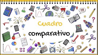 Cuadro comparativo  Primero de secundaria Razonamiento verbal [upl. by Ilellan]