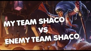 An Analysis My Team Shaco vs Enemy Team Shaco [upl. by Redvers]