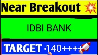 IDBI BANK SHARE LATEST NEWS TODAYIDBI BANK SHARE ANALYSISIDBI BANK SHARE TARGETIDBI BANK SHARE [upl. by Nov]