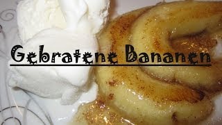 Gebratene Bananen mit Honig  Schnelles Dessert [upl. by Anem]