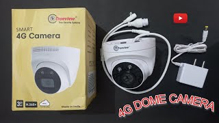 indoor 4g dome camera Trueview best camera for home office and indoor sites [upl. by Kingston]