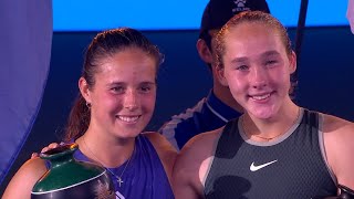 Mirra Andreeva vs Daria Kasatkina Trophy Ceremony  Ningbo 2024 Final [upl. by Leicester243]