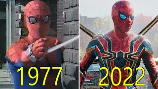 Evolution of SpiderMan in Movies w Facts 19772022 [upl. by Rambert]