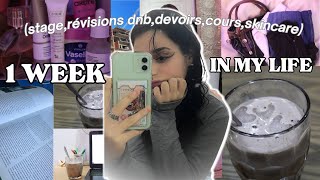 1 semaine avec MOI mon stage révisions devoirs skincare [upl. by Simmonds]