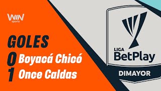 Boyacá Chicó vs Once Caldas goles  Liga BetPlay Dimayor 2024 2  Fecha 1 [upl. by Atnoid1]