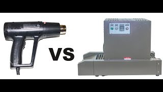 Heat Gun vs Shrink Tunnel [upl. by Atiekram51]