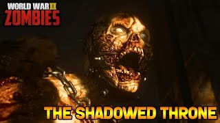 WW2 ZOMBIES  THE SHADOWED THRONE MAIN EASTER EGG HUNT Call of Duty WW2 Zombies [upl. by Pepe]