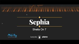 Sephia MALE KEY Sheila On 7 KARAOKE PIANO [upl. by Eeluj157]