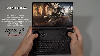 Assassin’s Creed Syndicate  GPD Win Mini 2024  Low Settings  Gameplay  Lets See [upl. by Hamer]