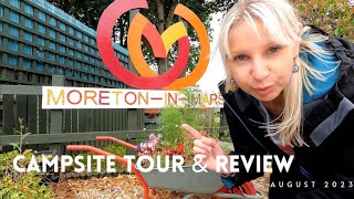 MoretoninMarsh CAMC Campsite  Tour  Review  August 2023 [upl. by Tnemelc]