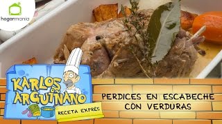 Karlos Arguiñano Receta de Perdices en escabeche con verduras [upl. by Notneb739]