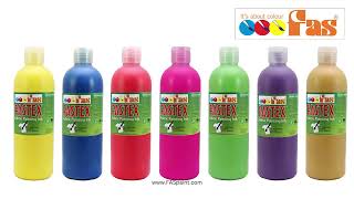 FAS  Fastex Fabric Painting Ink For professional creative fabric painting [upl. by Fae]