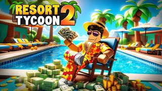 THEME PARK UPDATE TROPICAL RESORT TYCOON 2 Roblox [upl. by Vasya]