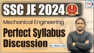 SSC JE 2024 Syllabus  SSC JE Syllabus for Mechanical Engineering  SSC JE Mechanical  by Rahul Sir [upl. by Ranilopa552]