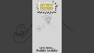 How to Draw HUGGY WUGGY 💙😱 Poppy Playtime  Easy StepByStep Drawing Tutorial [upl. by Erich]