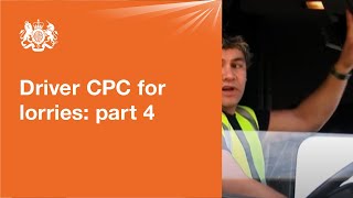 Driver CPC for lorries part 4  practical demonstration test [upl. by Assirual]