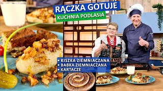 Rączka gotuje K A R T A C Z E  kiszka ziemniaczana babka ziemniaczana [upl. by Akiam289]