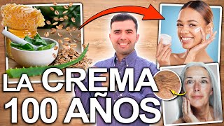 COMO HACER UNA CREMA EXFOLIANTE DE SABILA AVENA Y MIEL PARA REJUVENECER Y DEJAR UNA PIEL DE BEBE [upl. by Dolhenty]