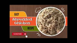 Easy Shredded Chicken Recipe  Mumtaz Hasham [upl. by Leland]