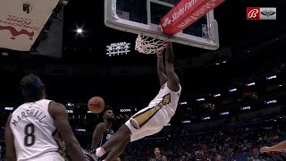 ZION WILLIAMSON IS BACK 😤 Throws down a mean slam vs Magic  NBA on ESPN [upl. by Allecram98]