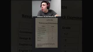 Viewers GCSE Results💀💀💀 itsreallya1 funny relatible streamer uk like subscribe [upl. by Anelehs]